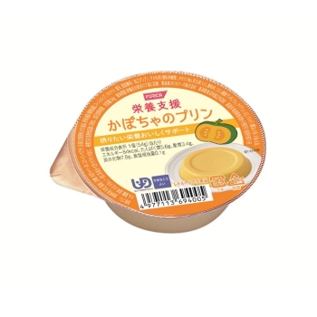 栄養支援かぼちゃのプリン