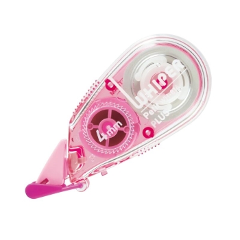 プラス　修正テープ　ホワイパープチ　４ｍｍ幅　ピンク　ＷＨ－８１４－３Ｐ