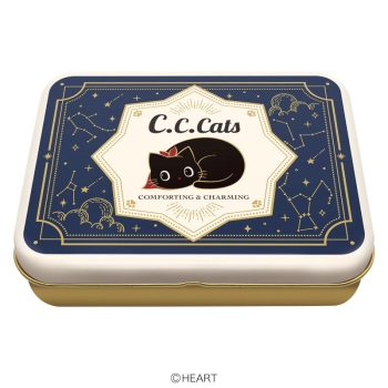 ハート　Ｃ．Ｃ．キャッツチョコギフト缶