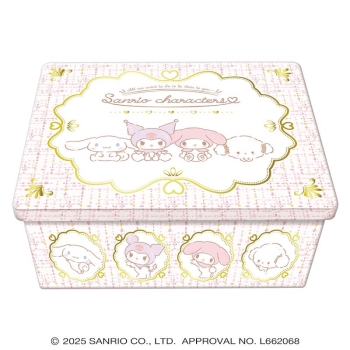 ハート　サンリオキャラクターズ スイート缶