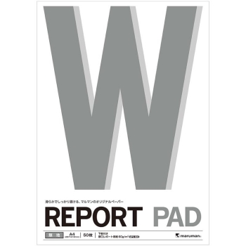 マルマン　Ａ４　レポートパッド　無地
