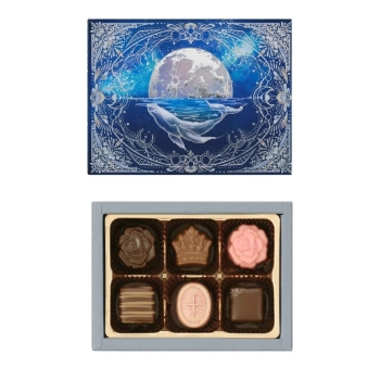 メリーチョコレート　ナハトラビュリント　ヴァールフィッシュ（鯨）６個