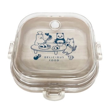 リリッシュランチ　どんぶり型ランチボックス　アニマルＢＥ