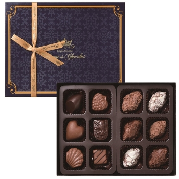 クローネ・ド・ショコラ　ベルジャンアソート　１２コ