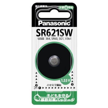 パナソニック　ＳＲ－６２１ＳＷ　酸化銀電池