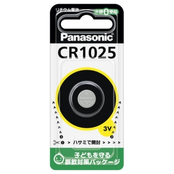 パナソニック　ＣＲ１０２５　コイン型ボタン電池