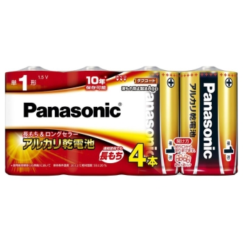 Ｐａ　ＬＲ２０ＸＪ／４ＳＷ　アルカリ単１×４Ｐ