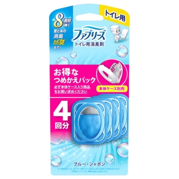 ファブリーズトイレ用シャボン替　４個パック