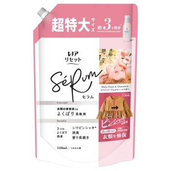 レノアリセットセラム　ホワイトピーチ＆カモミールの香り　詰替え用　１１５０ｍｌ