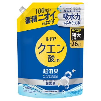 レノアクエン酸ｉｎ超消臭　超無臭　詰替え用　特大　７３０ｍｌ