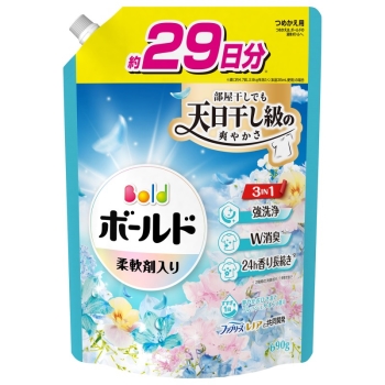 ボールドジェル　フレッシュフラワーサボンの香り　詰替え用　超特大　６９０ｇ