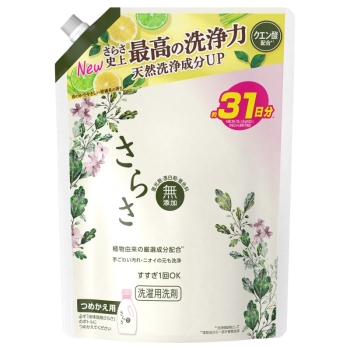 さらさ洗剤ジェル　詰替え用　超特大７６０ｇ