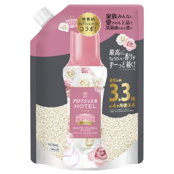 レノアアロマジュエル　ホワイトフローラル＆サボンの香り　詰替え用　超特大　１４１０ｍｌ