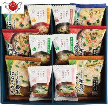 養命酒製造　和養生にゅうめんと四季をいただくお味噌汁１２食セット