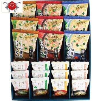 和養生にゅうめんと四季をいただくお味噌汁計２１食