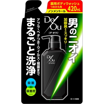 ロート製薬デ・オウ薬用クレンジングウォッシュノンメントールつめかえ用４２０ｍＬ