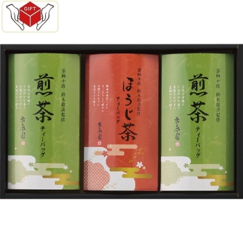 茶師十段鈴木敬済監修　煎茶ほうじ茶ティーバッグ詰合せ　ＳＴＢ－ＢＥ