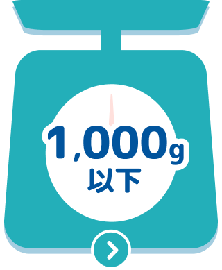 1,000g以下