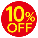 10％OFF