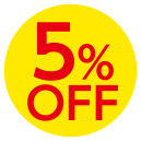 5％OFF