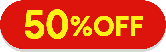 50%OFF