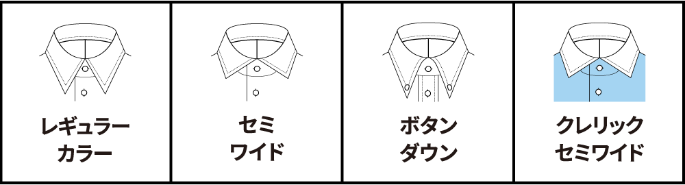 襟の形状